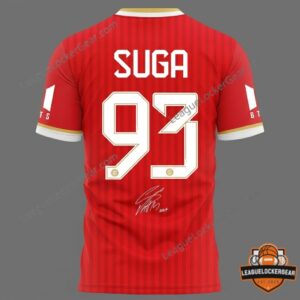Suga BTS FC Bayern Munich World Tour Arirang Football Jersey