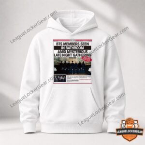 BTS MV Teaser Newspaper Tabloid Bathroom T-Shirt