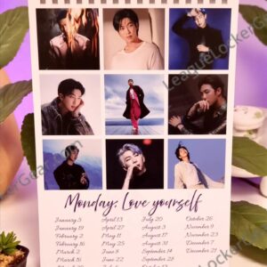 2026 BTS K-Pop Desk Calendar