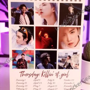 2026 BTS K-Pop Desk Calendar