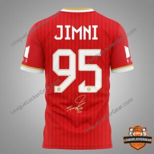 BTS World Tour Arirang Bayern Munich JIMNI Football Jersey