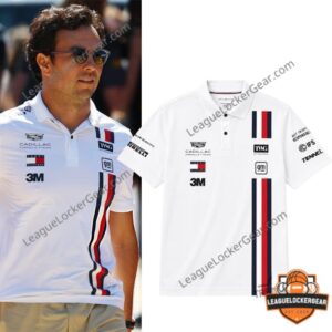 Sergio Perez Tommy Hilfiger x Cadillac Formula 1 Team Polo