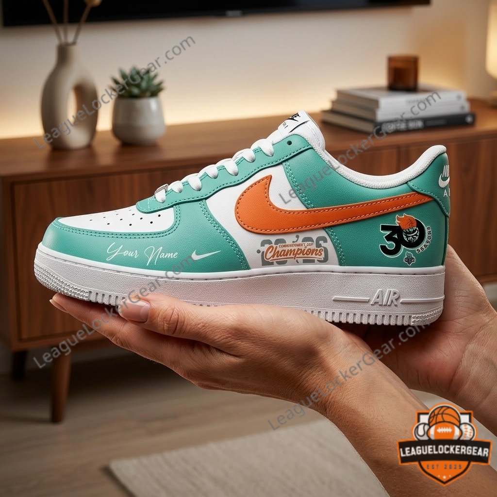 NY Liberty 2026 WNBA Commissioner Cup Champions AF1 Sneakers