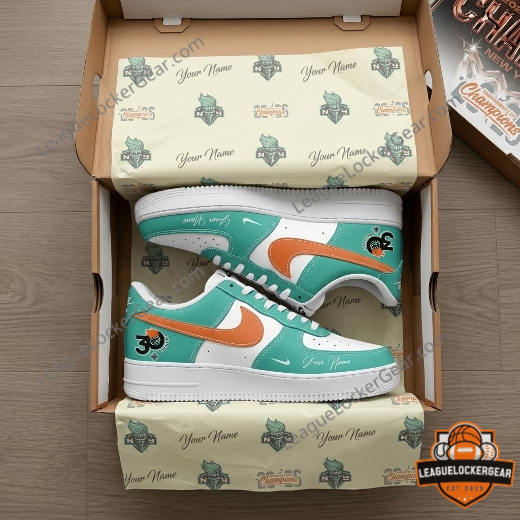 NY Liberty 2026 WNBA Commissioner Cup Champions AF1 Sneakers