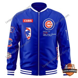 CM Punk Chicago Cubs Blue Varsity Jacket