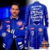 CM Punk Chicago Cubs Blue Varsity Jacket