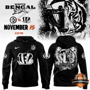 Cincinnati Bengals White Bengal 2026 Game Day Hoodie
