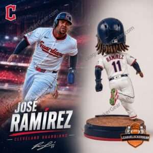Cleveland Guardians José Ramírez Bobblehead Figure