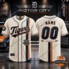 Detroit Tigers Motor City Built For Speed Automotive Custom Baseball Jersey