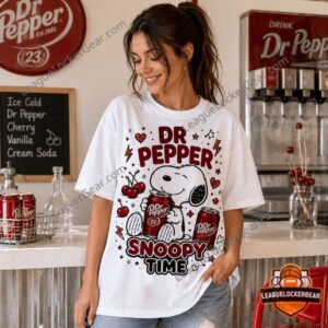 Dr Pepper Snoopy Snoopy Time I Need To Focus T-Shirt