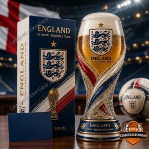 England World Cup 2026 Trophy Beer Glass