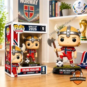 Erling Haaland Norway World Cup 2026 Viking Funko Pop Figure
