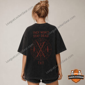 Evil Dead Kandarian Demon Hunter They Won't Stay Dead T-Shirt