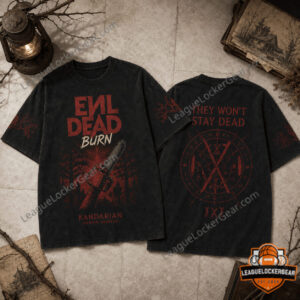 Evil Dead Kandarian Demon Hunter They Won't Stay Dead T-Shirt