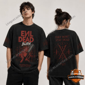 Evil Dead Kandarian Demon Hunter They Won't Stay Dead T-Shirt