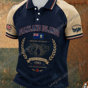 Falkland Islands British Veteran Polo Shirt