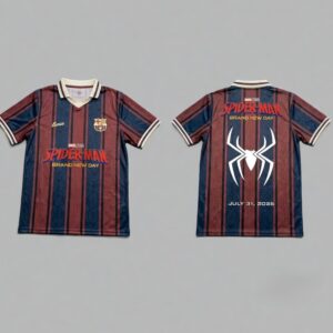 FC Barcelona Spider-Man Brand New Day Soccer Jersey