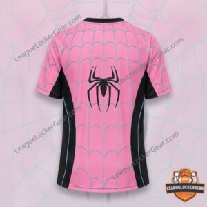FC Barcelona Spider-Man Gwen Pink Edition Football Jersey