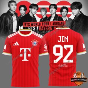 FC Bayern München BTS Collaboration Jin Jersey