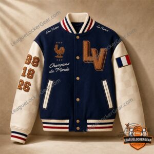 Louis Vuitton FFF Champions du Monde Print Bomber Jacket 2026
