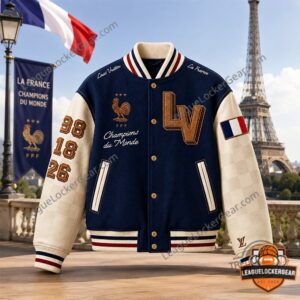 Louis Vuitton FFF Champions du Monde Print Bomber Jacket 2026