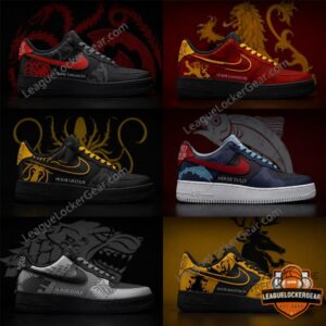 Game of Thrones House Of Targaryen Lannister Greyjoy Sneakers