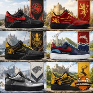 Game of Thrones House Of Targaryen Lannister Greyjoy Sneakers