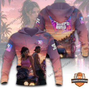 Grand Theft Auto VI Vice City 3D T-Shirt