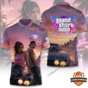 Grand Theft Auto VI Vice City 3D T-Shirt