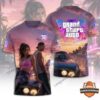 Grand Theft Auto VI Vice City 3D T-Shirt