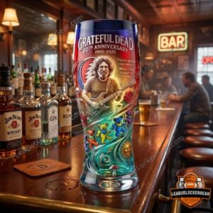Grateful Dead 60th Anniversary 1965-2025 Pilsner Glass