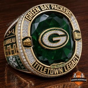 Green Bay Packers Titletown Frozen Tundra Championship Ring
