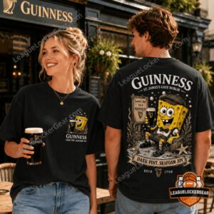 Guinness Spongebob Squarepants Irish Pub 3D T-Shirt
