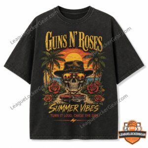 Guns N' Roses Summer Vibes Tropical Sunset T-Shirt