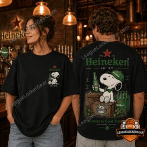 Heineken Snoopy EST. 1873 Cheers to Good Times T-Shirt