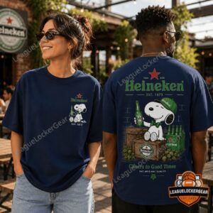 Heineken Snoopy EST. 1873 Cheers to Good Times T-Shirt