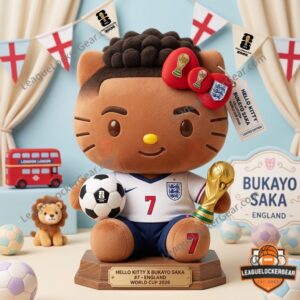 Hello Kitty Bukayo Saka England World Cup 2026 Plush Toy