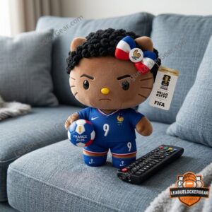Hello Kitty FIFA World Cup 2026 France Désiré Doué Plush Toy