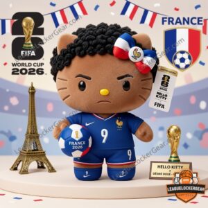 Hello Kitty FIFA World Cup 2026 France Désiré Doué Plush Toy
