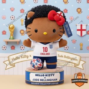 Hello Kitty Jude Bellingham England FIFA World Cup 2026 Plush Toy