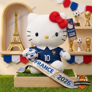 Hello Kitty Kylian Mbappe France World Cup 2026 Plush Toy