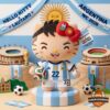 Hello Kitty Lautaro Martínez World Cup 2026 Plush Toy