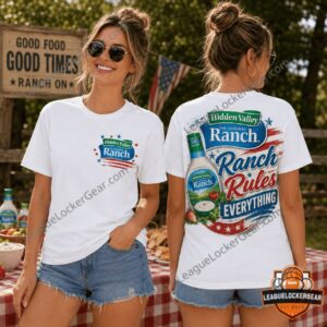 Hidden Valley Ranch The Original Ranch Rules Everything Patriotic T-Shirt