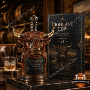 Highland Cow Private Cask 21 Years Scotch Whisky Bottle