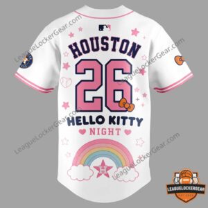 Houston Astros Hello Kitty Night Baseball Jersey