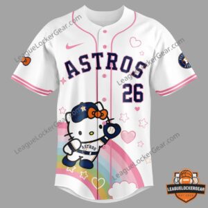Houston Astros Hello Kitty Night Baseball Jersey