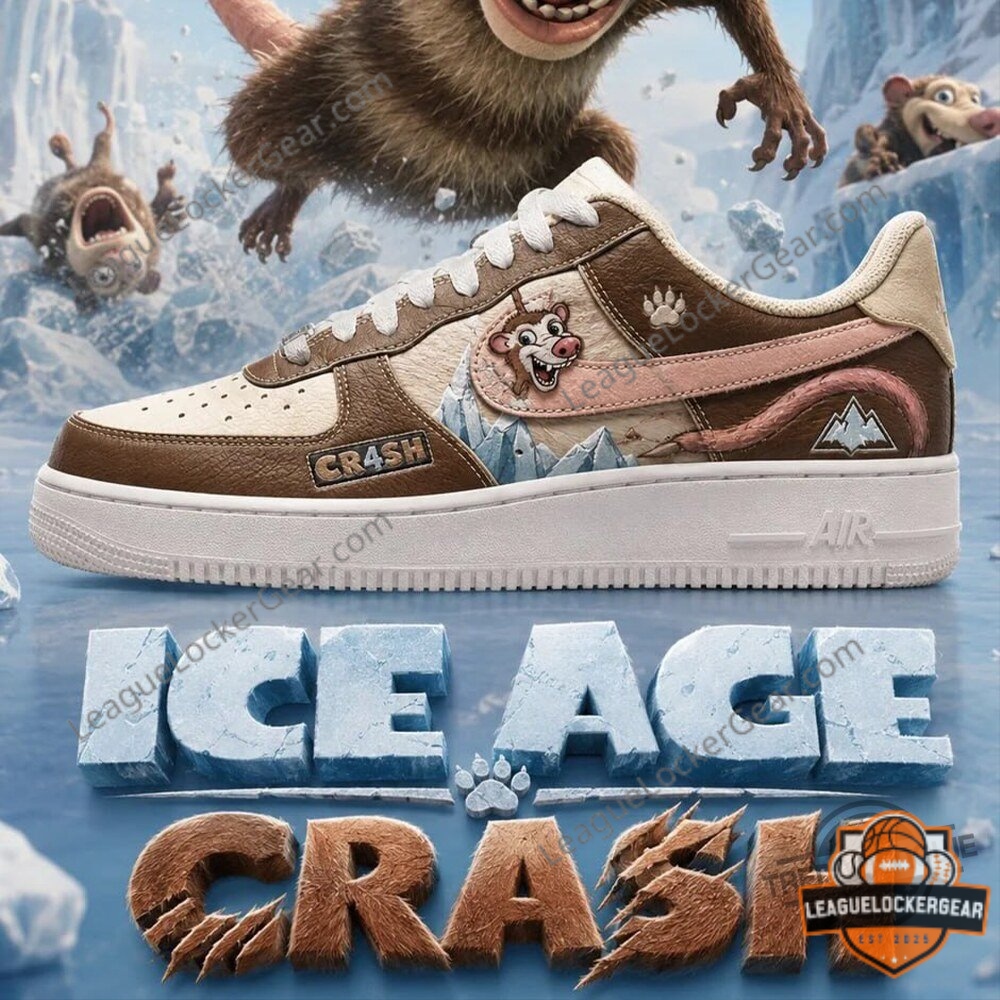 Ice Age Scrat Character Custom Air Force 1 Sneaker