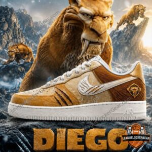 Ice Age Scrat Character Custom Air Force 1 Sneaker