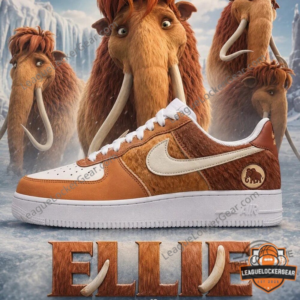 Ice Age Scrat Character Custom Air Force 1 Sneaker