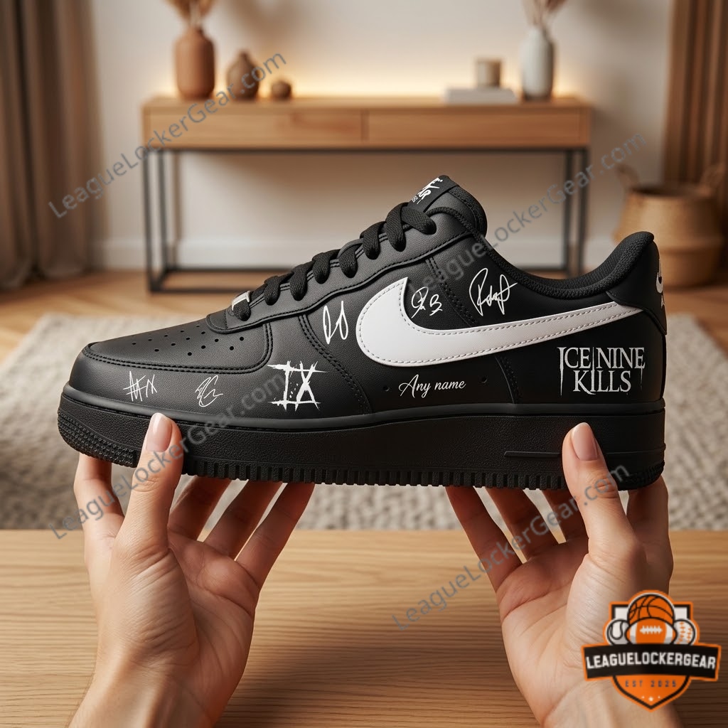 Ice Nine Kills March In Silence Tour Signed Sneakers